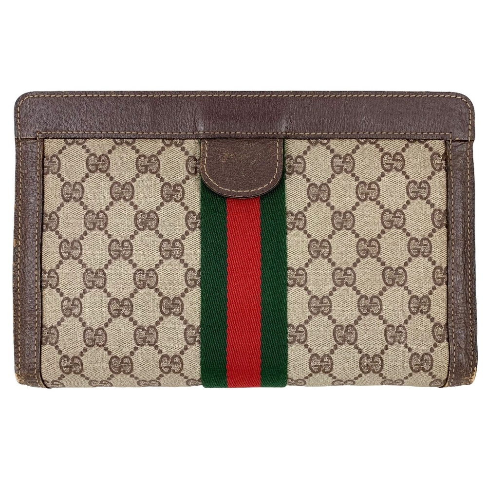 GUCCI Monogram Clutch Bag